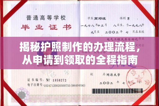长白揭秘护照制作的办理流程，从申请到领取的全程指南